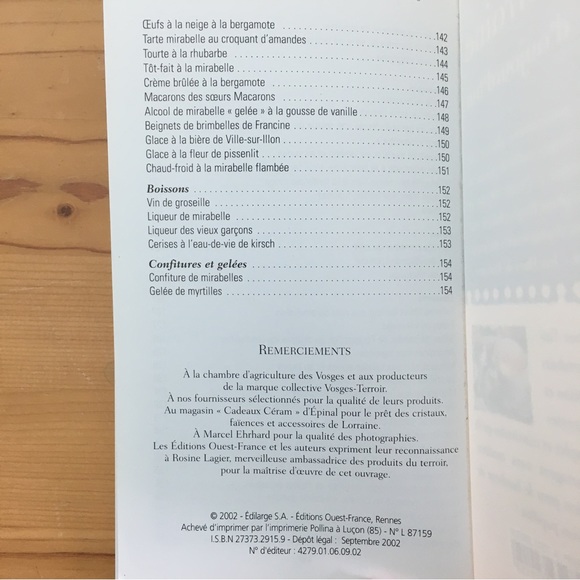 "Cuisine lorraine, d'hier et d'aujourd'hui" French (Language) Cookbook - Picture 12 of 16